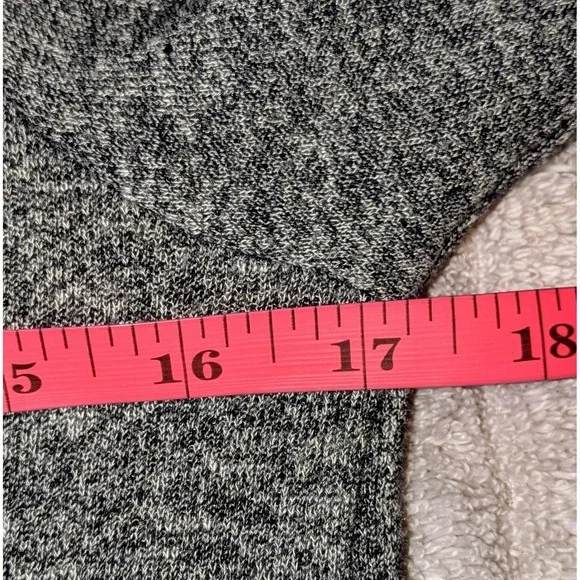 J.‎ Crew Heather Gray Knit Pullover Sweatshirt Comfy 3/4 Sleeve Women's M - Picture 6 of 8